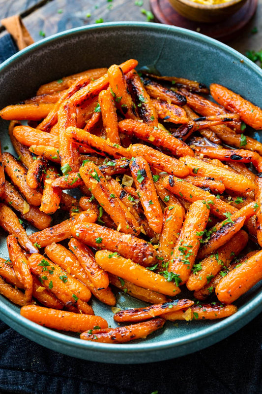 Roasted Carrots with Garlic Butter