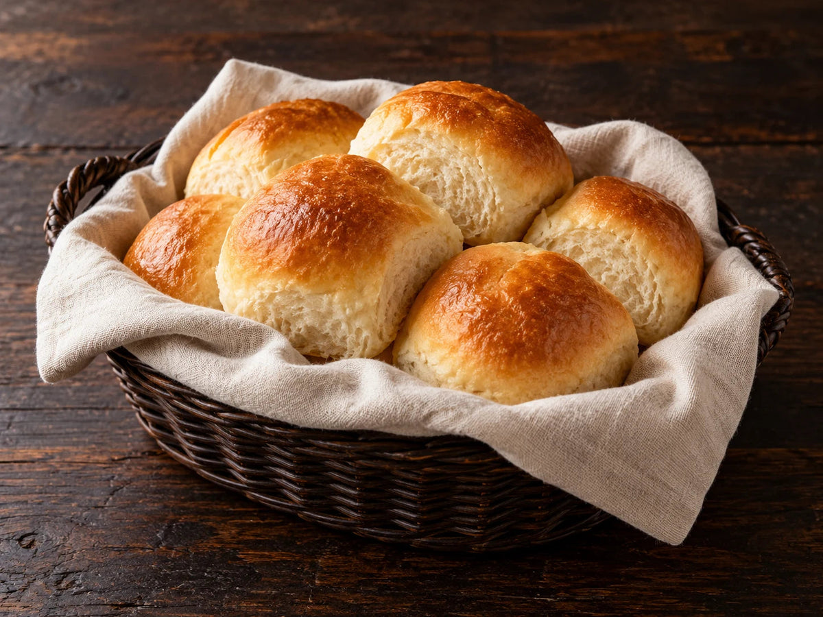 Dinner rolls — serving suggestion; presentation may vary