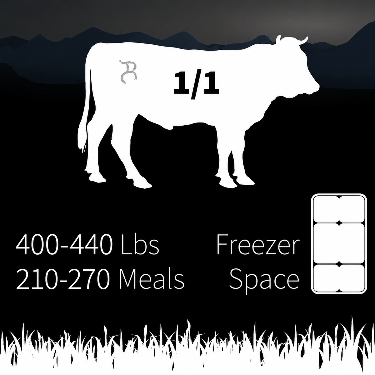 1/1 Prime Dry Aged Colorado Angus Beef - Deposit