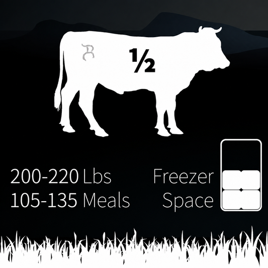 1/2 Prime Dry Aged Colorado Angus Beef - Deposit