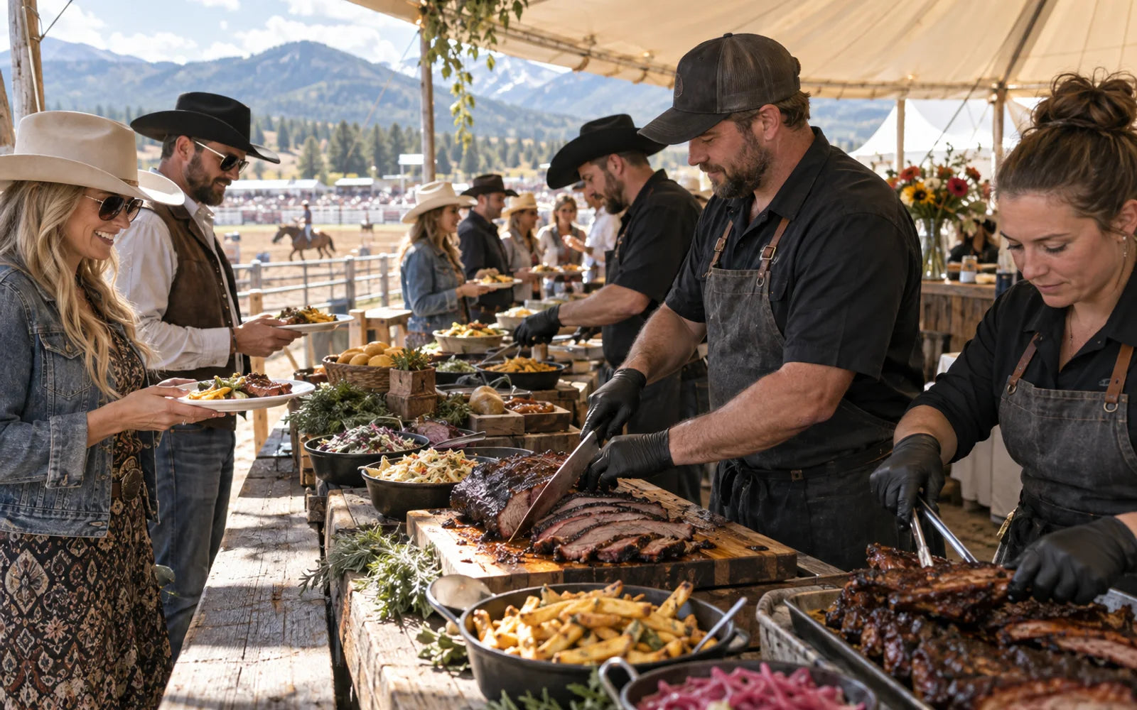 Rodeo VIP Tent Catering